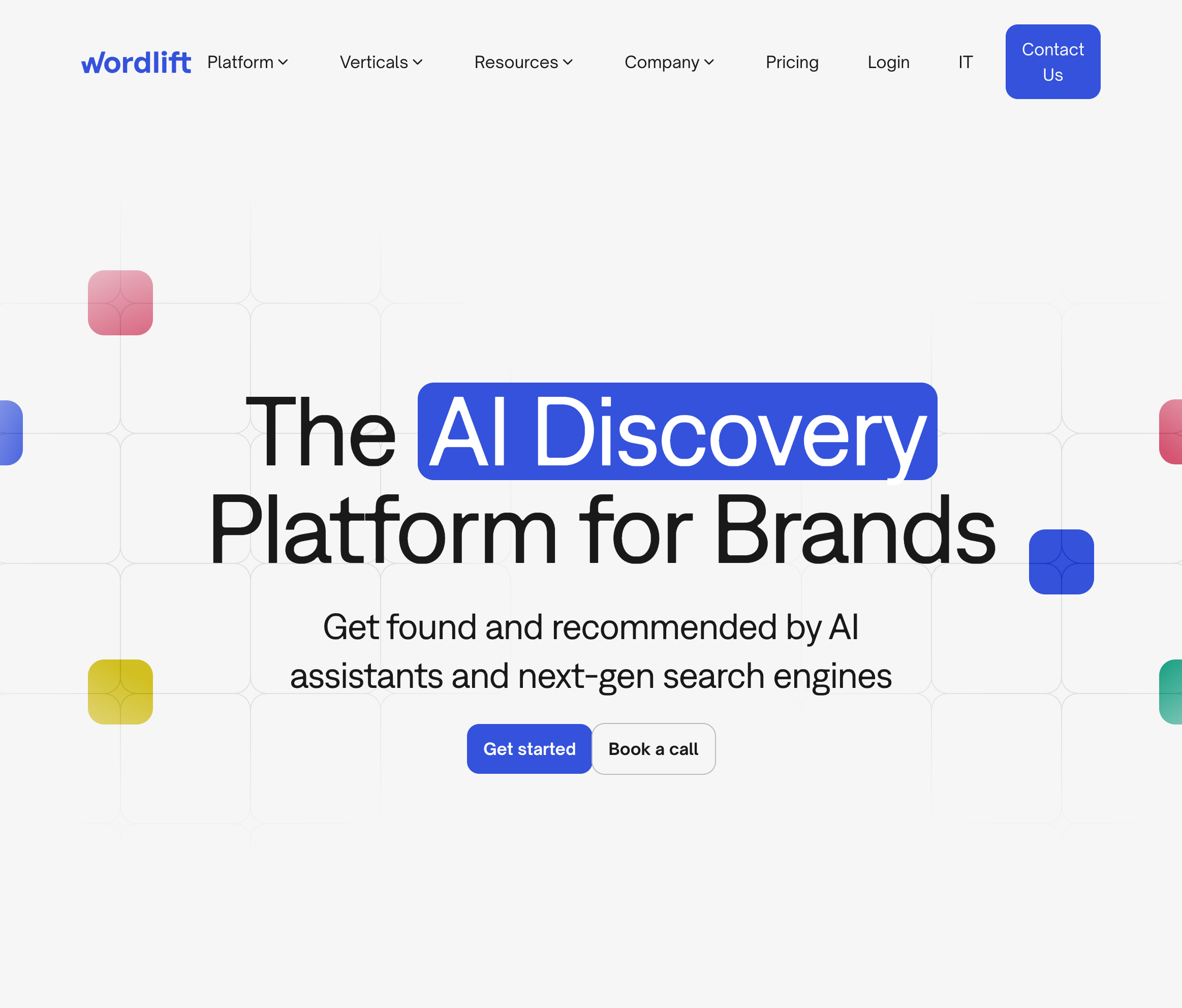 WordLift landing page